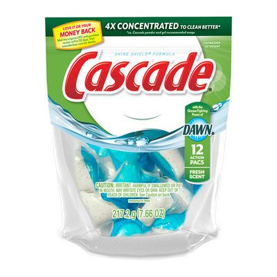 Cascade Actionpacs Fresh Scent Dishwasher Detergent