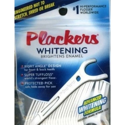 Plackers Whitening Right Angle Flossers - 25 Count