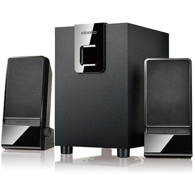 Microlab M100 10W 2.1 Multimedia Speaker for PC, Black