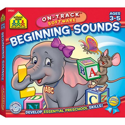 School Zone On Track Beginning Sounds - Windows And Mac