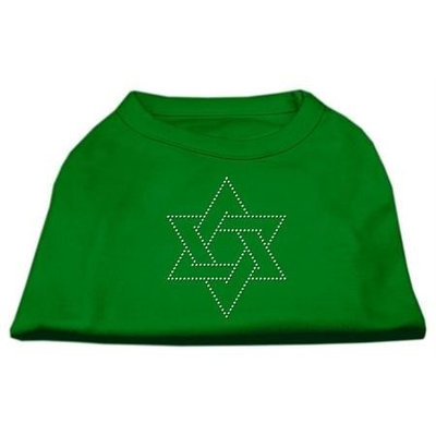 Ahi Star of David Rhinestone Shirt Emerald Green XL (16)