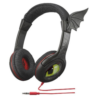 SDI Technologies License On-the-Ear Dragon Headphones - Black (TD-140)