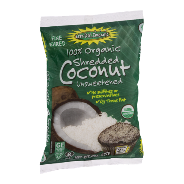 Let's Do...Organic Shredded Coconut Unsweetened