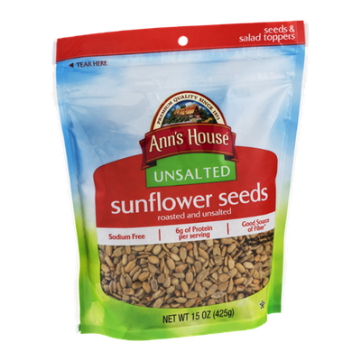 Ann's House Unsalted Sunflower Seeds