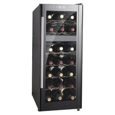 Sunpentown Dual Zone 21 Bottle Wine Cooler - Black
