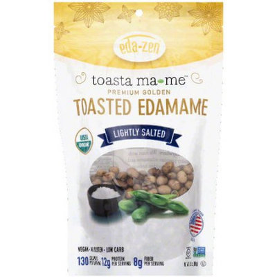 Eda-Zen Toasta Ma-Me Premium Golden Toasted Edamame, 3.5 oz, (Pack of 6)