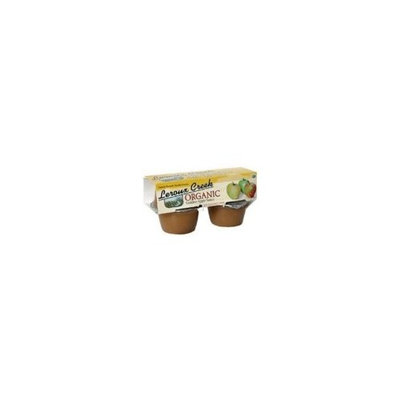 Leroux Creek Foods LeRoux Creek Organic Apple Sauce, Golden, 4-Ounce, 4-Count Cups (Pack of 6)