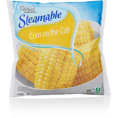 Great Value: Steamable Corn On The Cob, 4 Ct