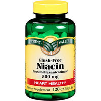 Spring Valley Dietary Supplement Flush Free Niacin 120 CT