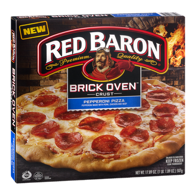 Red Baron Brick Oven Crust Pepperoni Pizza
