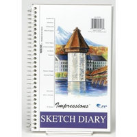 CPPInternational Carolina Pad - Cpp 53008 9.5 in. x 6 in. Impressions Portable Sketch Diary - Pack of 6