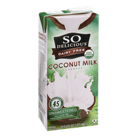 So Delicious Dairy Free Coconut Milk Beverage Unsweetened