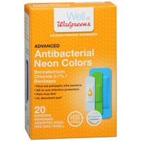 Walgreens Advanced Antibacterial Adhesive Bandages Assorted Sizes, 20 Each