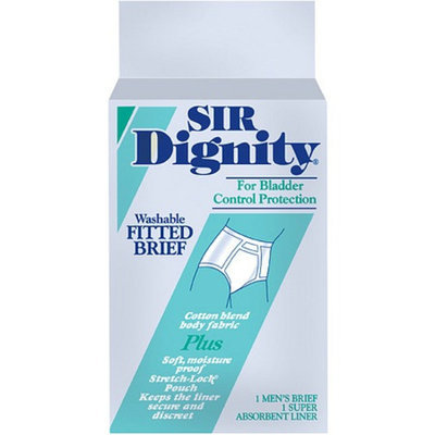 Dignity Sir Brief with Built-In Protective Pouch Small