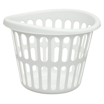 United Comb & Novelty Corp UNITED COMB & NOVELTY CORP. Round Bushel Laundry Basket White - UNITED COMB & NOVELTY CORP.