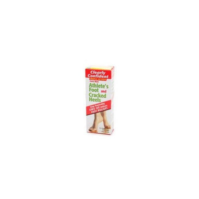 Clearly Confident Athlete's Foot and Cracked Heels- 1 Oz