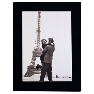 Malden International Designs Malden Linear Black Picture Frame, 8 inches by 10 inches