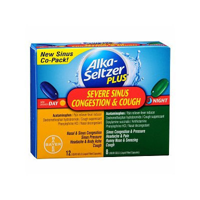 Alka-Seltzer Plus Severe Sinus Day & Night Liquid Gels