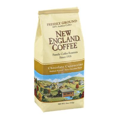 New England Coffee Chocolate Cappuccino Medium Roasted Freshly Ground