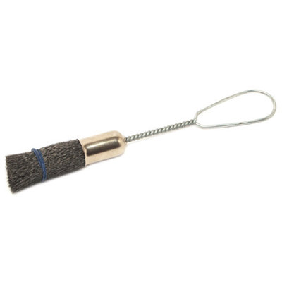 Forney 70509 Parts Cleaning Brush Carbon Steel with Wire Loop Handle 9-Inch-by-1-1/4-Inch
