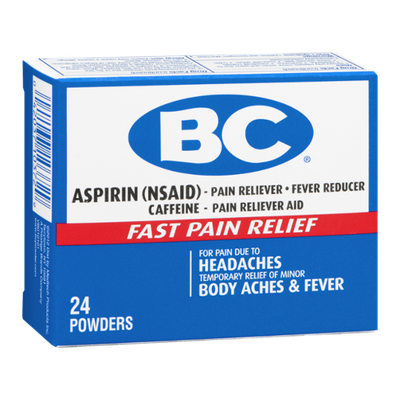 BC Aspirin Fast Pain Relief Powder - 24 CT