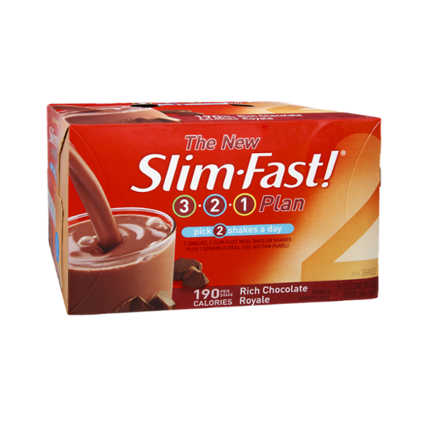 SlimFast 3.2.1 Plan Rich Chocolate Royale Shakes