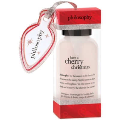 philosophy have a cherry christmas shower gel ornament, 3 fl oz
