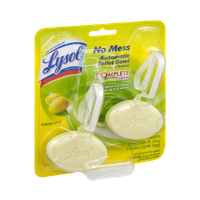 Lysol Complete Clean Citrus Scent Automatic Toilet Bowl Cleaner - 2CT