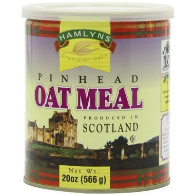 Hamlyns Hamlyn's Pinhead Oatmeal, 20-Ounce Tins (Pack of 6)