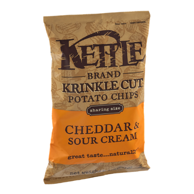 Kettle Brand® Krinkle Cut Cheddar & Sour Cream Potato Chips