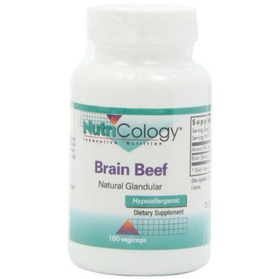 Nutricology Brain Beef Glandular Capsules, 100 Count