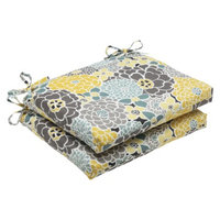 Pillow Perfect Outdoor 2-Piece Square Edge Seat Cushion Set - Lois