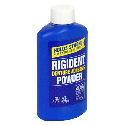 Rigident Denture Adhesive Powder, 3-Ounce Bottles (Pack of 6)