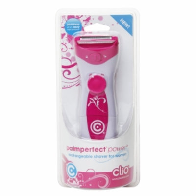 Clio Designs Palmperfect Power+ Rechargeable Electric Shaver, 1 ea