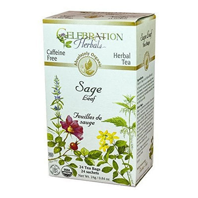 Celebration Herbals Organic Sage Leaf Tea 24 Bag(S)