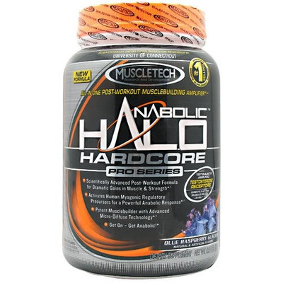 MuscleTech Halo Hardcore Pro Series Blue Raspberry Glacier -- 2 lbs