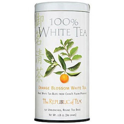 The Republic of Tea, Orange Blossom White Tea, 50-Count