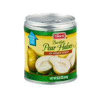 Giant Bartlett Pear Halves in Heavy Syrup