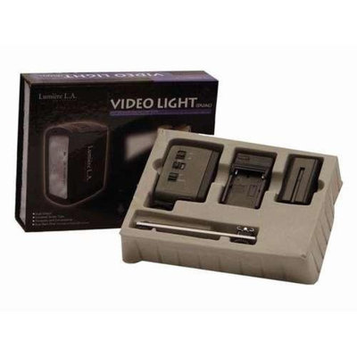 Lumiere L.A. Lumiere L60343 Camcorder Lighting Kit - 20W, Dual 3200K, 2x Batteries