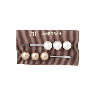 Jane Tran Hair Accessories Acrylic Pearl Bobby Pin Set