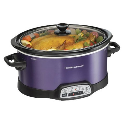 Hamilton Beach 6 Qt Slow Cooker - Purple