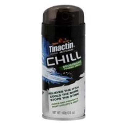 Tinactin antifungal chill deodorant foot powder spray - 100 gm