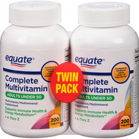 Equate Complete Adults Under 50 Multivitamin/Multimineral Supplement Tablets