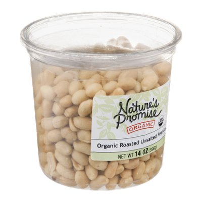 Nature's Promise Organic Peanuts Roasted Unsalted Organic