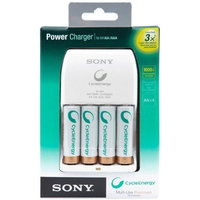 Sony Cycle Energy BCG34HLD4KN Power Charger with 4 Pre-Charged 2000 mAh AA Batteries (Discontinued by Manufacturer)