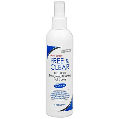 Free & Clear Styling and Finishing Hair Spray for Sensitive Skin