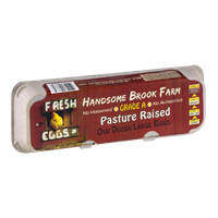 Handsome Brook Farm Grade A Pasture Raised Large Eggs - Dozen