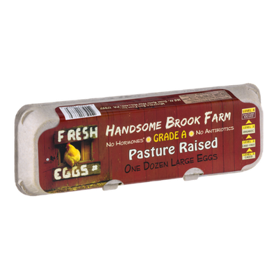 Handsome Brook Farm Grade A Pasture Raised Large Eggs - Dozen
