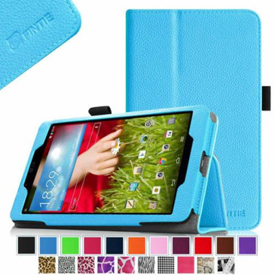 Fintie LG G Pad 8.0 Android Tablet Folio Case - Premium Leather Cover Stand With Stylus Holder, Blue