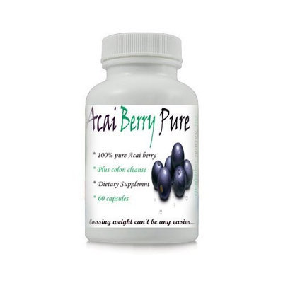 Acai Berry Pure:: All Natural Freeze Dried Acai Berry + Colon Cleanse and Other Natural Ingredients